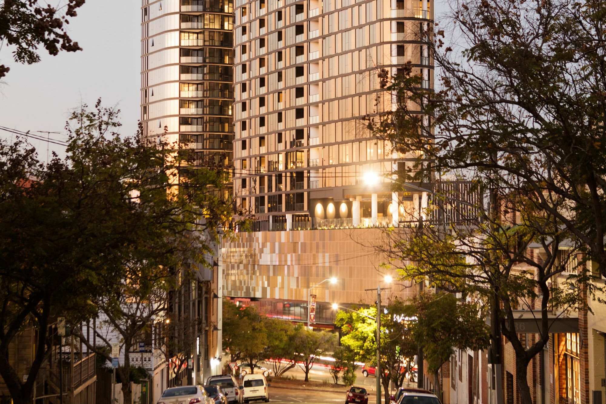 Fv By Peppers Aparthotel Brisbane Exteriör bild The proposed tower